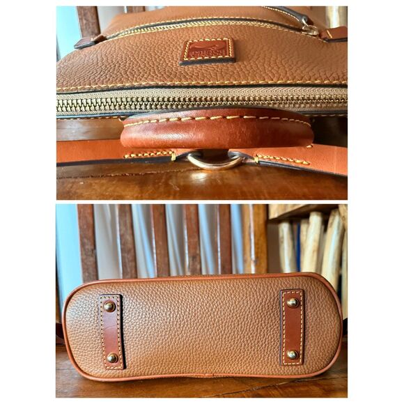 Dooney & Bourke Pebble Grain Zip Backpack – Caramel main image 11